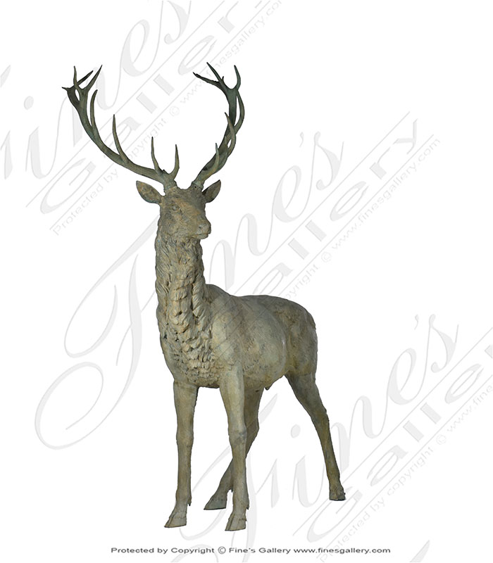 Bronze | Bronze Statues | Deer Animal Statues | Fine's Gallery, LLC. Bronze | Bronze Statues | Deer Animal Statues | Fine's Gallery, LLC.