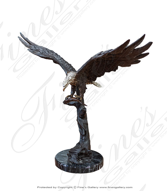 Bronze Eagle Statue