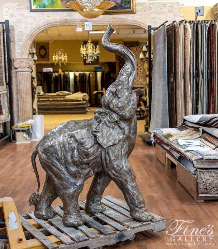 Bronze Statues  - Enchanted Bronze Elephant Statue - BS-1560
