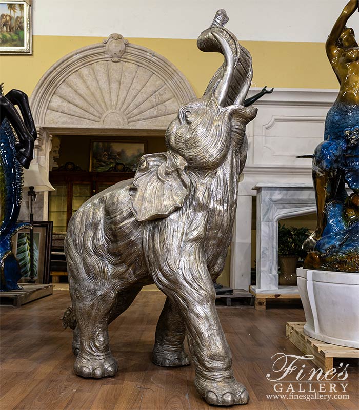 Bronze Statues  - Enchanted Bronze Elephant Statue - BS-1560