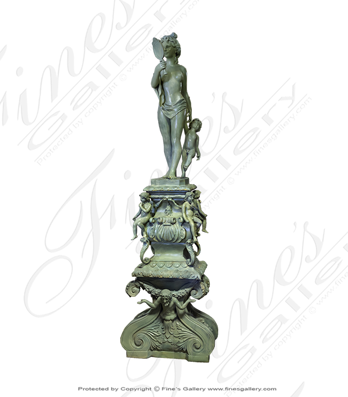 Bronze Statues  - French Louvre Antique Patina Statue - BS-1599