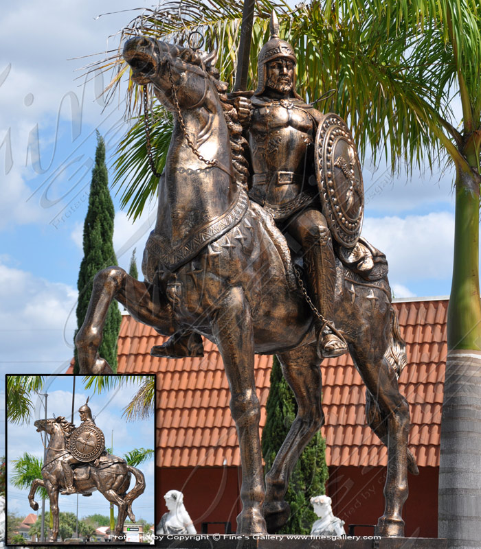 Bronze Statues  - Bronze Stallion Statue - BS-791