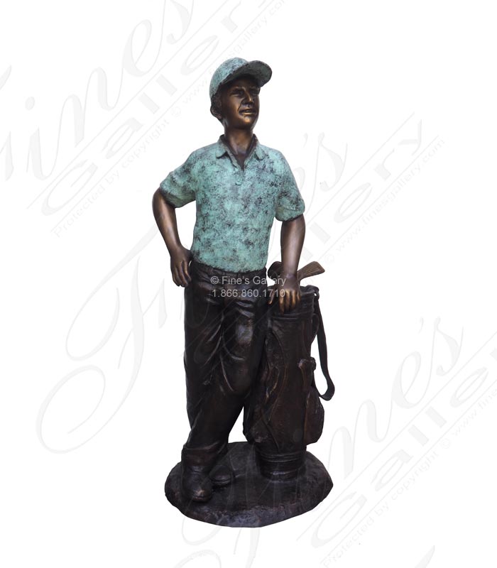 Bronze Statues  - Happy Caddy - BS-1603