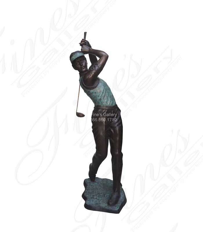 Bronze Statues  - Tee Off - BS-1604