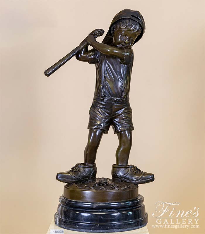 Bronze Statues  - Clumsy Golf Boy - BS-1612
