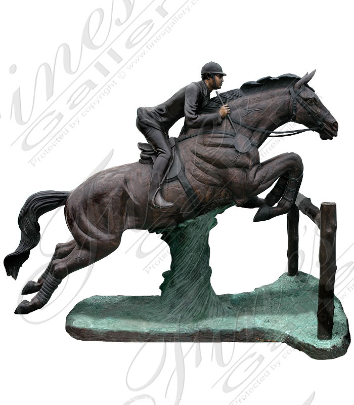 Bronze Statues  - Three Horses Bronze Statue - BS-119