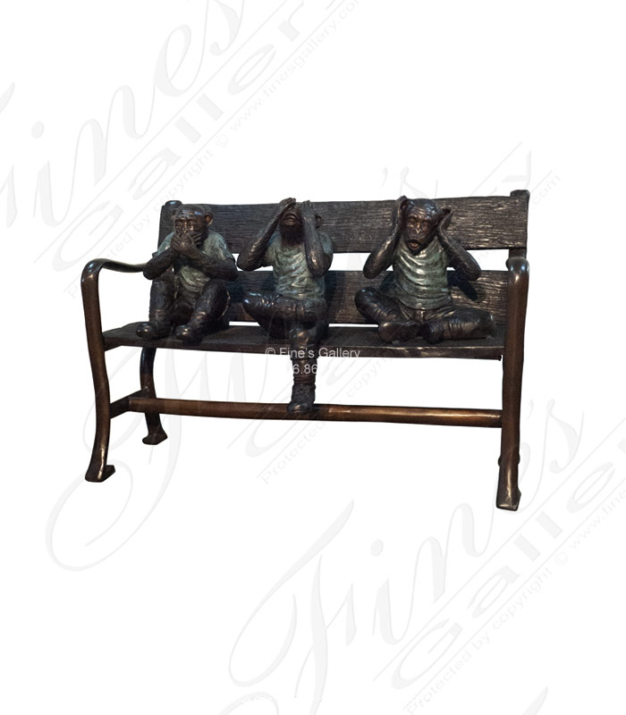 Bronze Statues  - See Hear Speak No Evil - BS-1623