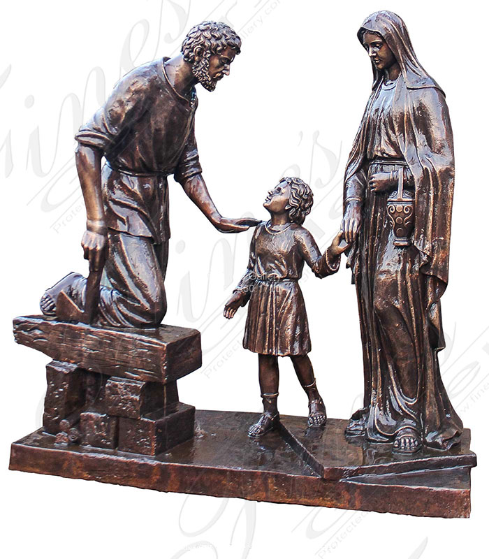 Custom Designed Religious Bronze Statue