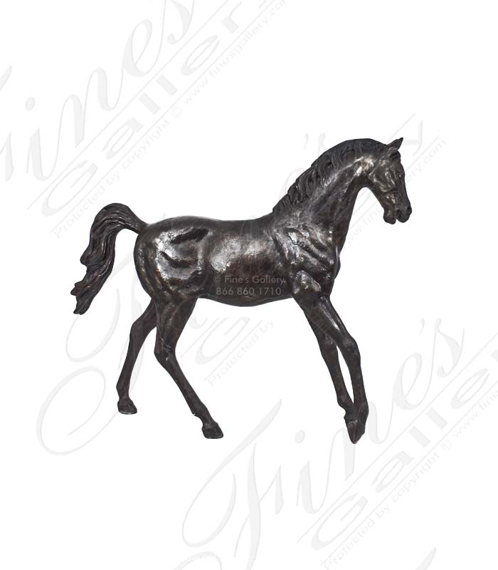 Bronze Statues  - Arabian Horse Bronze Statue - BS-889