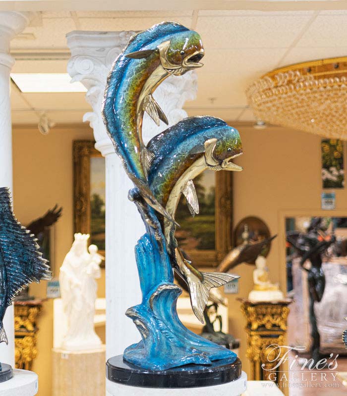 Bronze Statues  - Mahi Mahi Bronze Statue - BS-1692