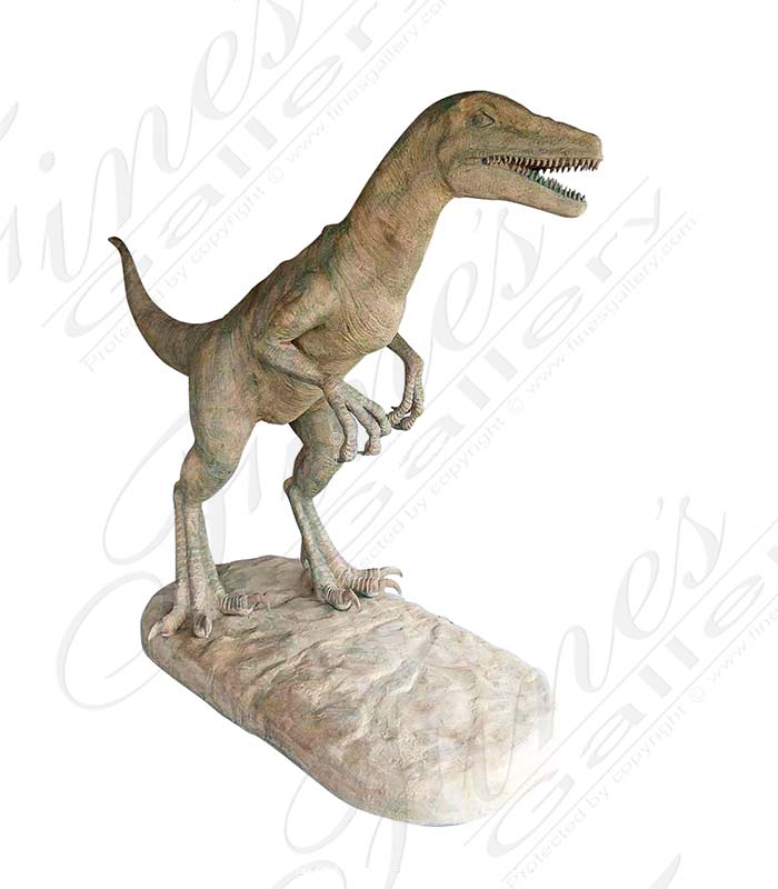 Bronze Statues  - Tyrannosaurus Rex In Patina Bronze - BS-1713