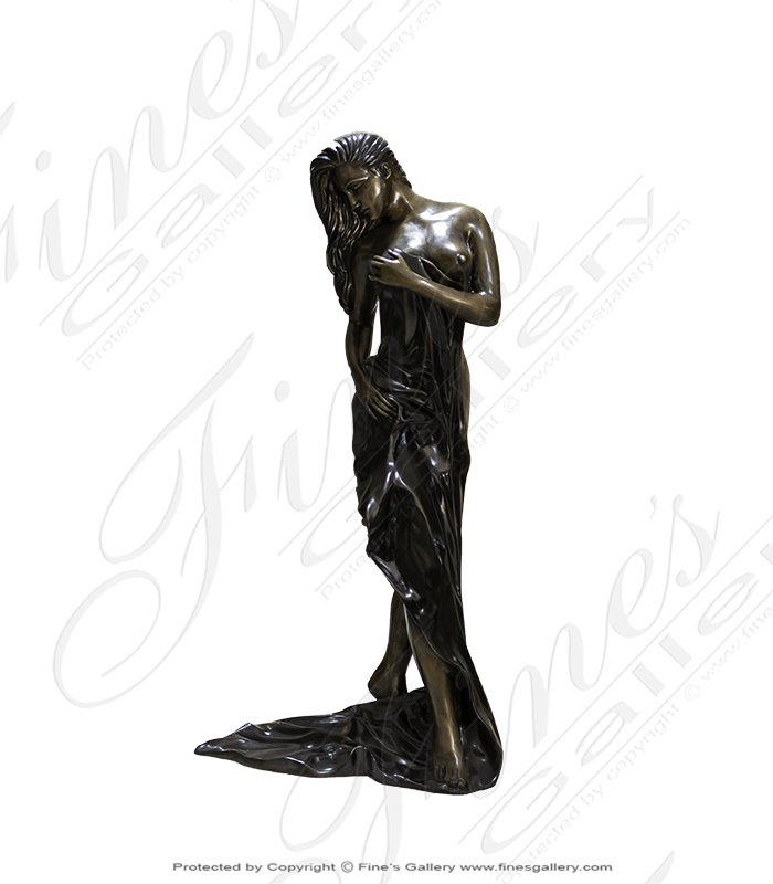 Search Result For Bronze Statues  - Bronze Semi Nude Female Statue - BS-380