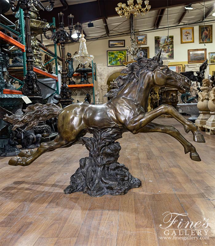 Search Result For Bronze Statues  - Regal Bronze Horse Statue - BS-1374