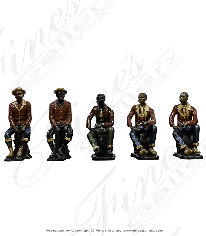 Bronze Statues  - Jazz Man Bronze Statue - Rare & Collectible - BS-462