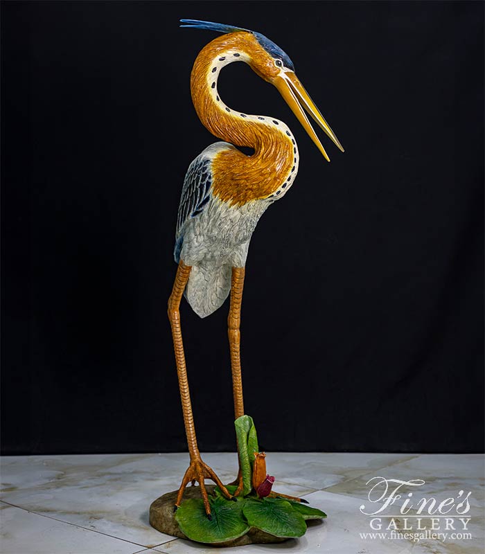 Search Result For Bronze Statues  - Great Blue Herons - BS-649
