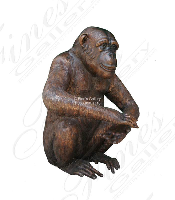 Bronze Statues  - Brown Bronze Walrus Statue - BS-447