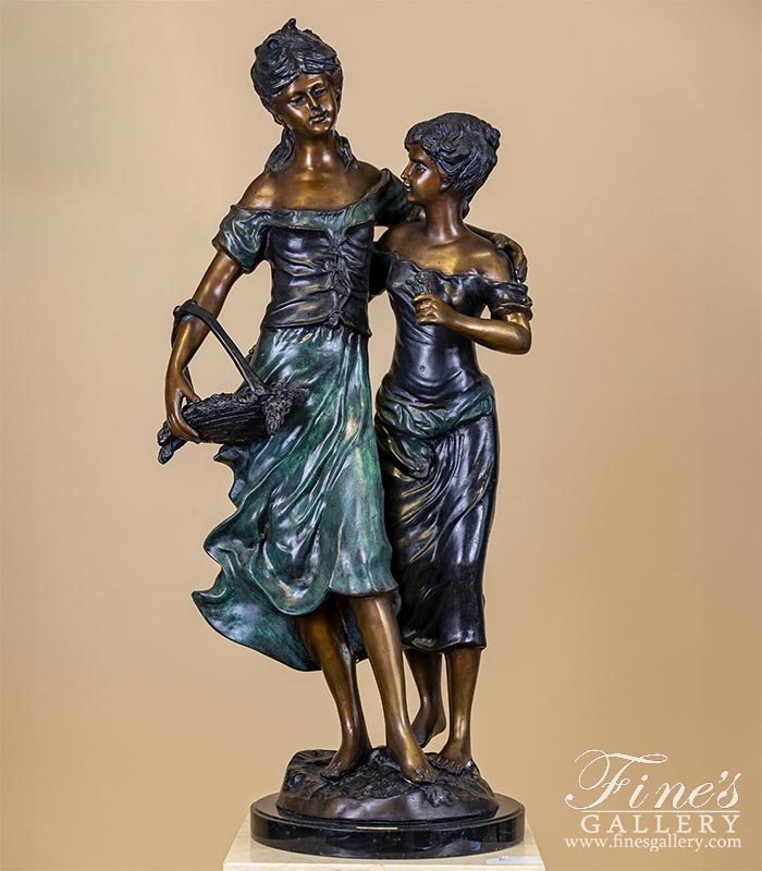 Bronze Statues  - Bronze Sisters Statue - BS-739