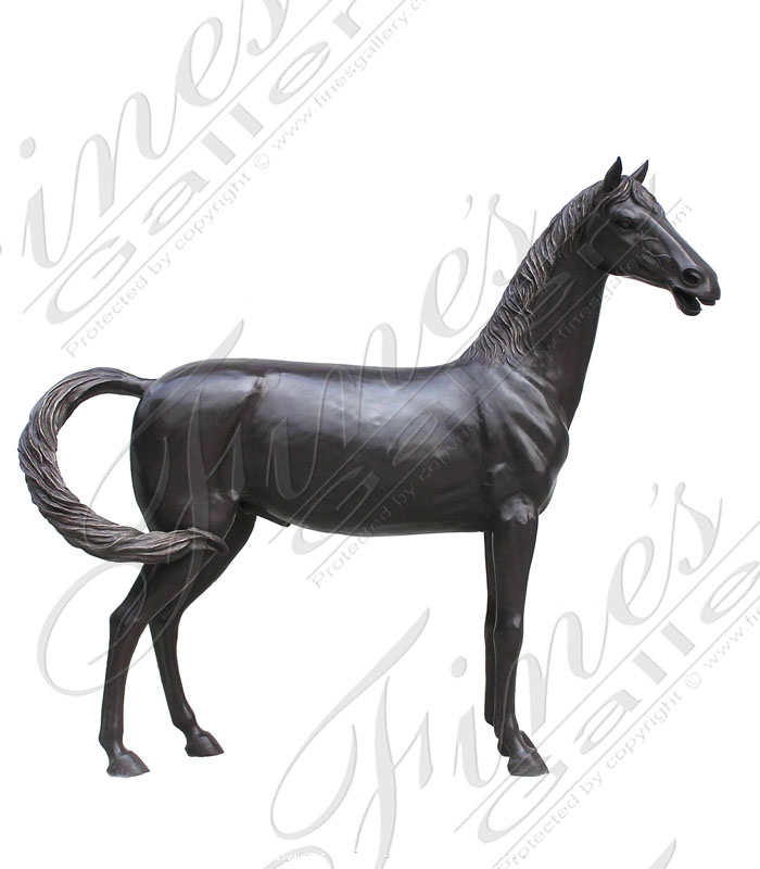 Bronze Statues  - Four Rearing Bronze Horses - BS-1412