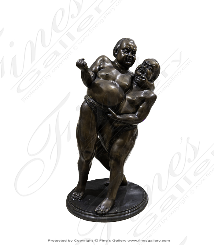 Search Result For Bronze Statues  - Bronze Sumo Wrestlers Statue - BS-860