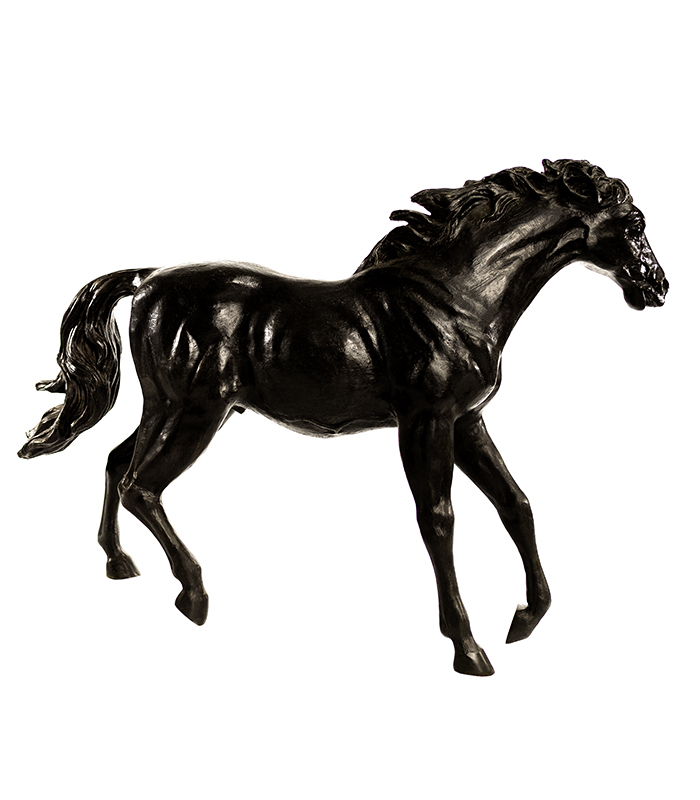 Bronze Statues  - Mare With Foal Bronze Statue - BS-170