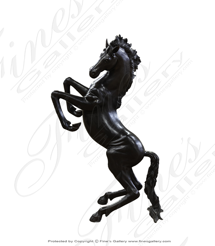 Bronze Statues  - Bronze Drinking Horse Statue - BS-789