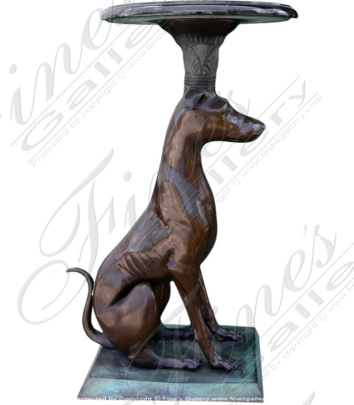 Bronze Tables  - Dog End Tables In Pair - BT-157