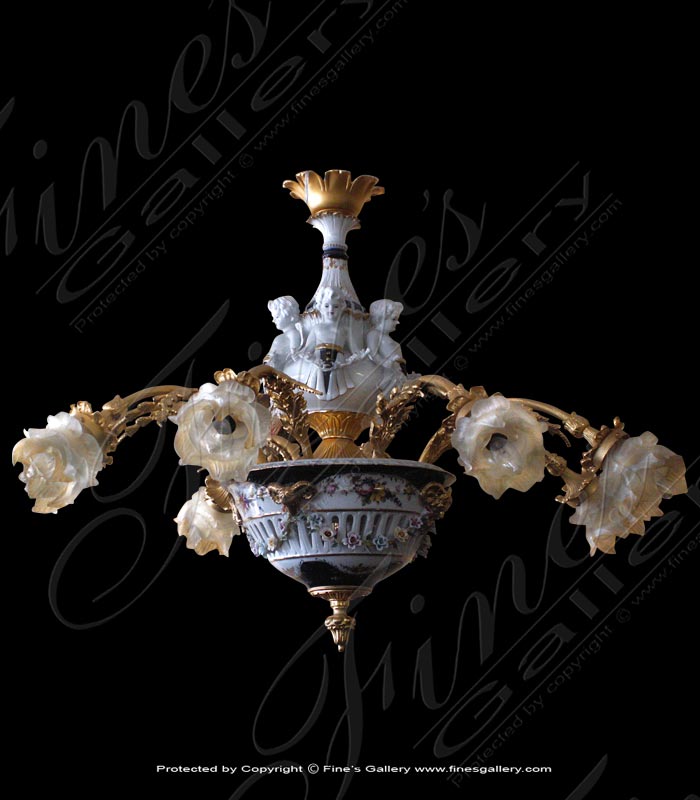 Lighting Chandeliers  - Garden Cherubs Chandelier - LC-143