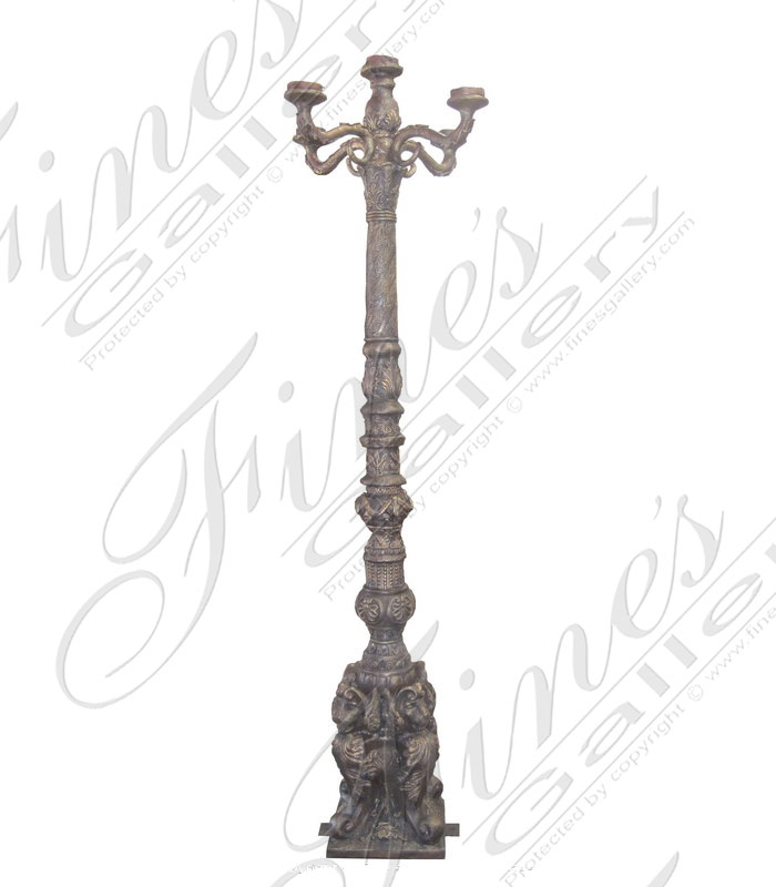 Lighting Lamposts  - Regal Bronze Lamp Post - LMP-030