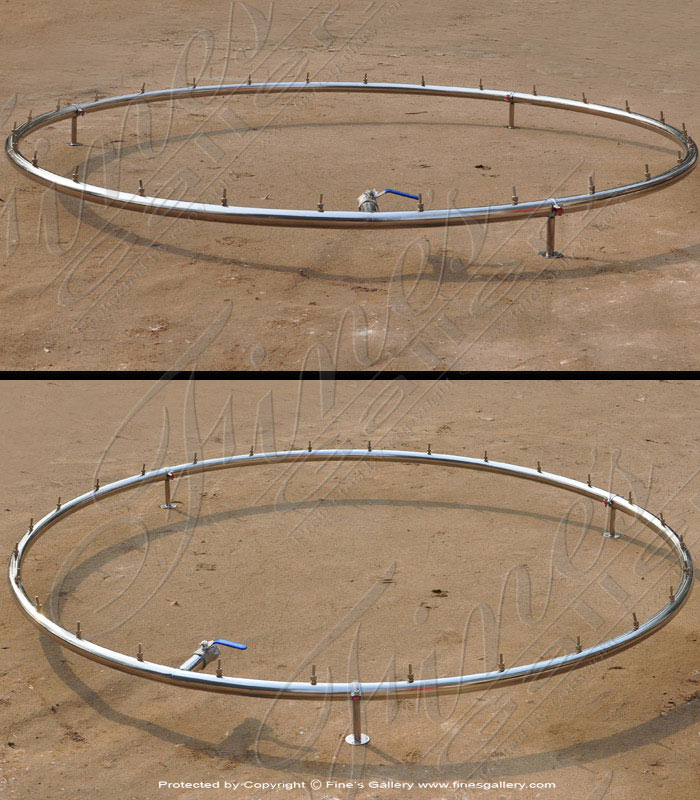 Stainless Steel Commercial Grade Water Ring 108 inches