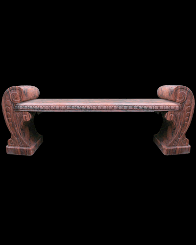 Marble Benches  - Simplistic Baroque Bench - MB-104