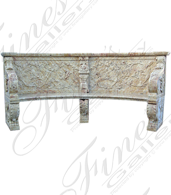 Search Result For Marble Benches  - Calcium Marble Bench - MBE-120