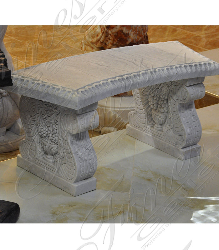 Marble Benches  - Travertine Marble Bench - MBE-676