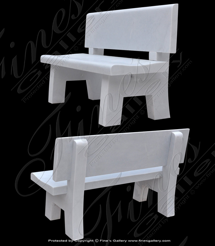 Search Result For Marble Benches  - Elegant Marble Bench - MBE-354