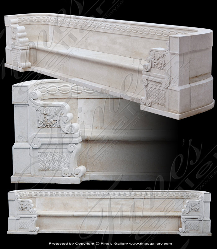 Search Result For Marble Benches  - Luxurious Marble Bench - MBE-132