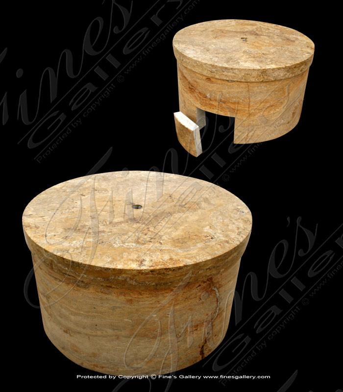 Marble Bases  - Fountain Marble Base - MBS-044