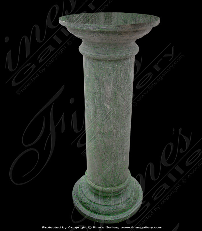 Marble Bases  - Deep Green Marble Base - MBS-098