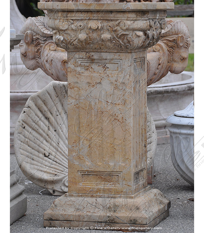 Marble Bases  - Breccia Tone Marble Base - MBS-103