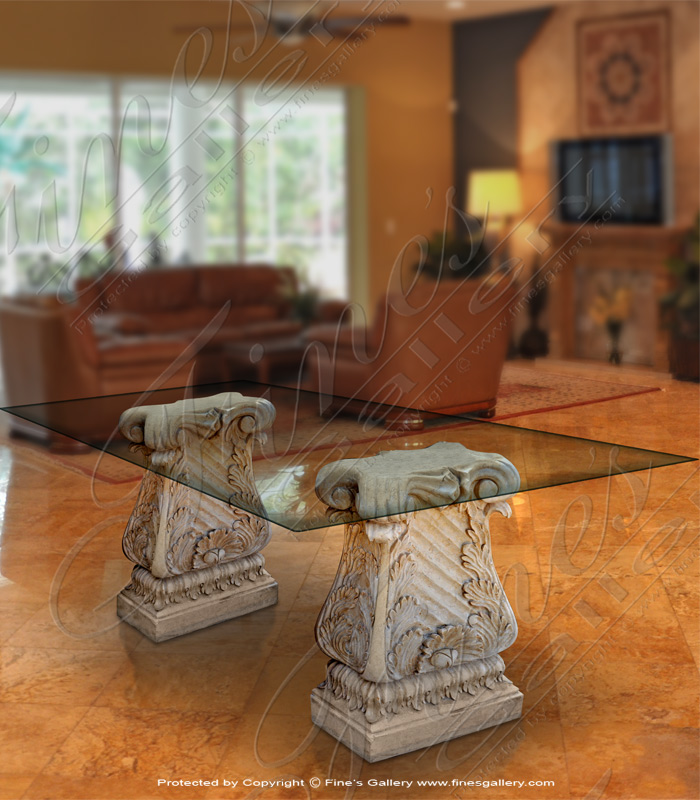 Marble Bases  - Desert Gold Marble Base - MBS-104