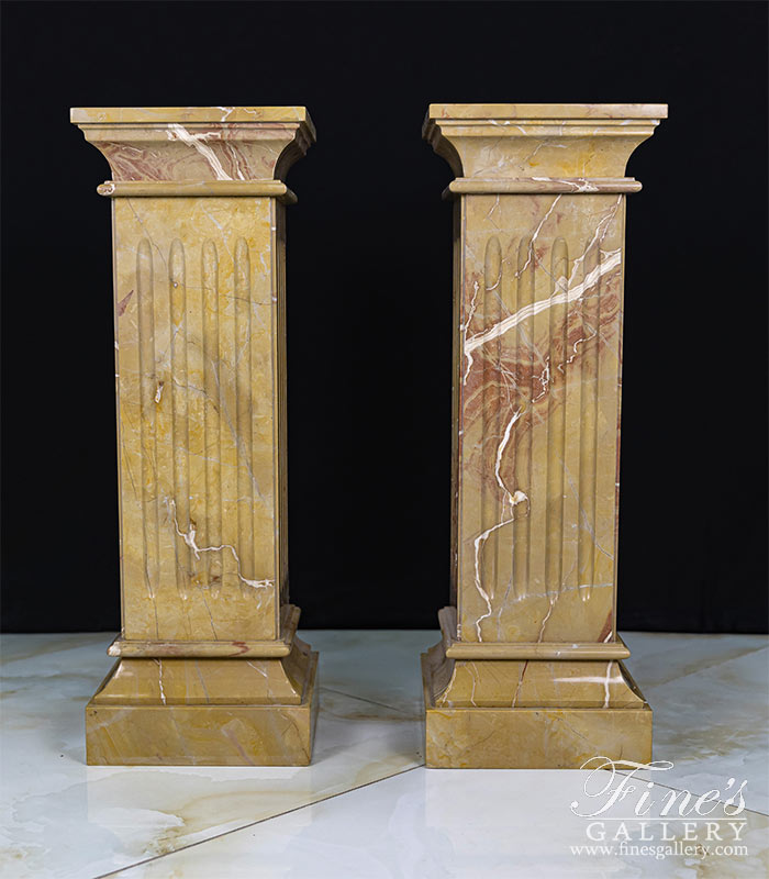 Marble Bases  - Classic Brown Marble Base - MBS-113