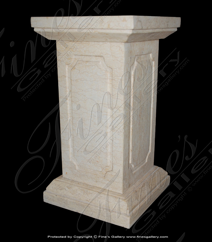 Marble Bases  - Elegant Square Marble Base - MBS-144