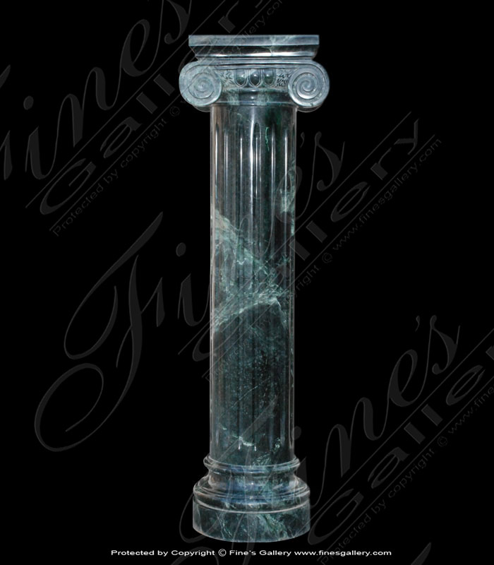 Marble Bases  - Green Marble Base Or Small Column - MBS-175