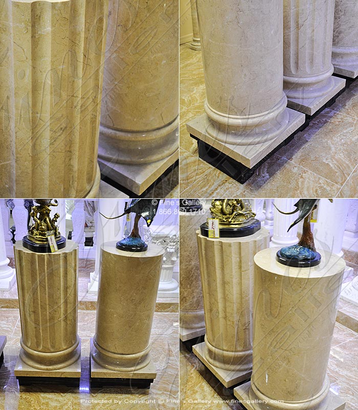 Marble Bases  - Royal Cream Marble Base - MBS-229