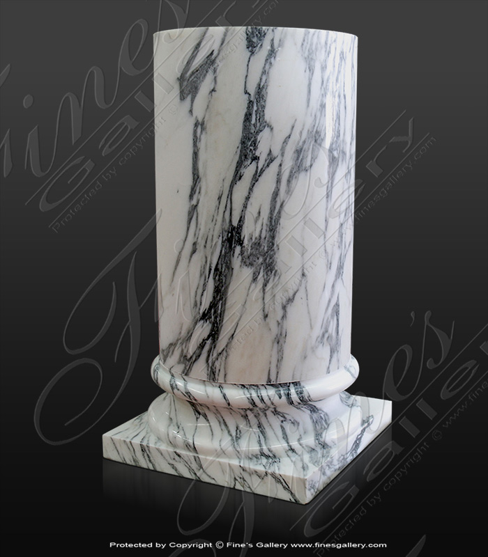 Marble Bases  - Arabascato Marble Column Base - MBS-227