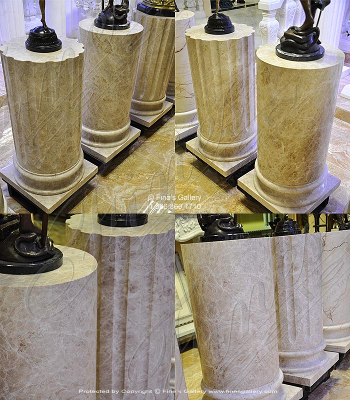 Marble Bases  - Cappucino Marble Base - MBS-244