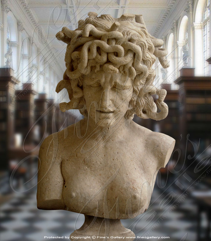 Marble Statues  - Medusa - MBT-344