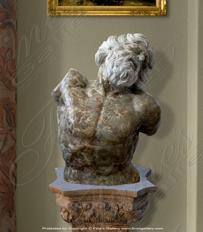Marble Statues  - Male Bust - MBT-347