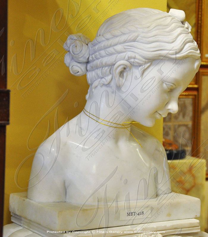 Marble Bust of Young Eros