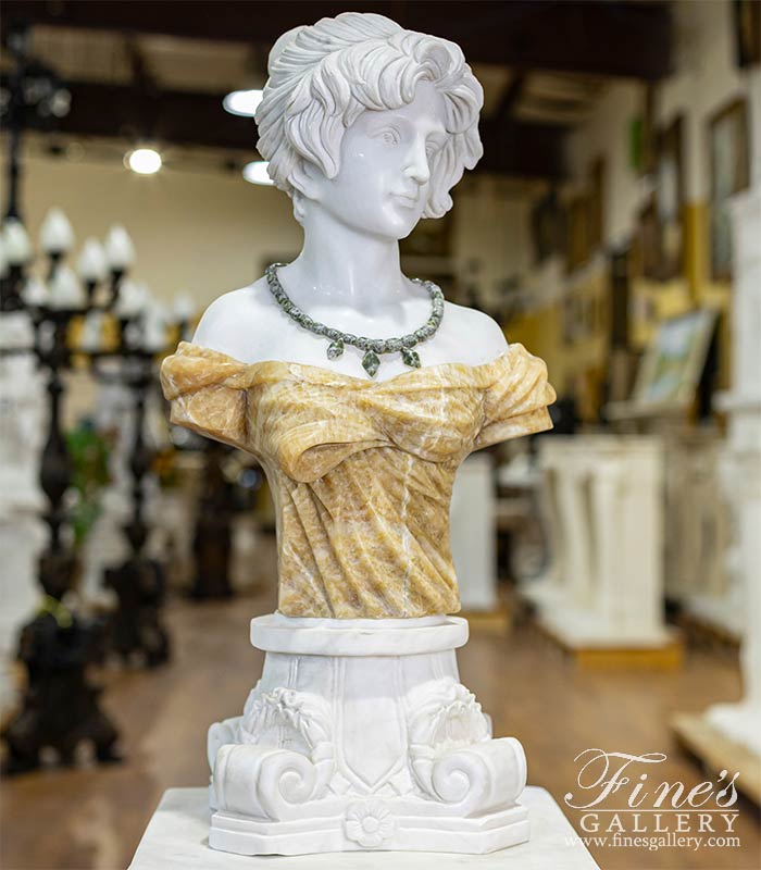Marble Statues  - Victorian Marble Lady - MS-1150