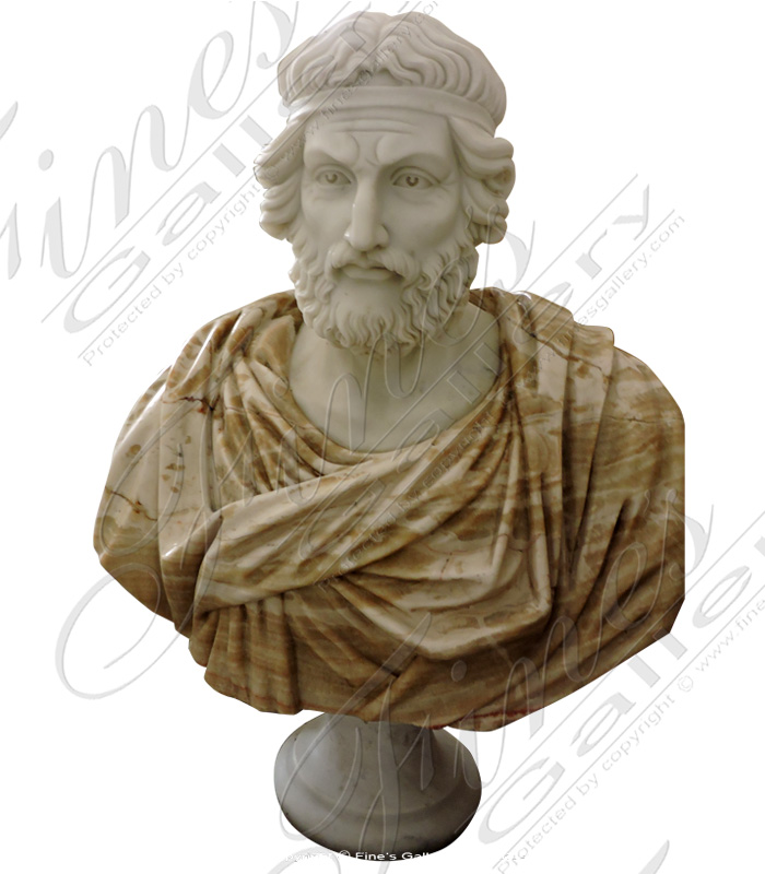 Marble Statues  - Roman Marble Bust - MBT-448