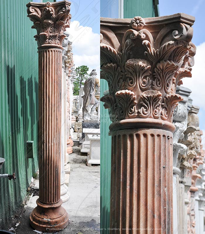 Marble Columns  - Round Marble Column - MCOL-106